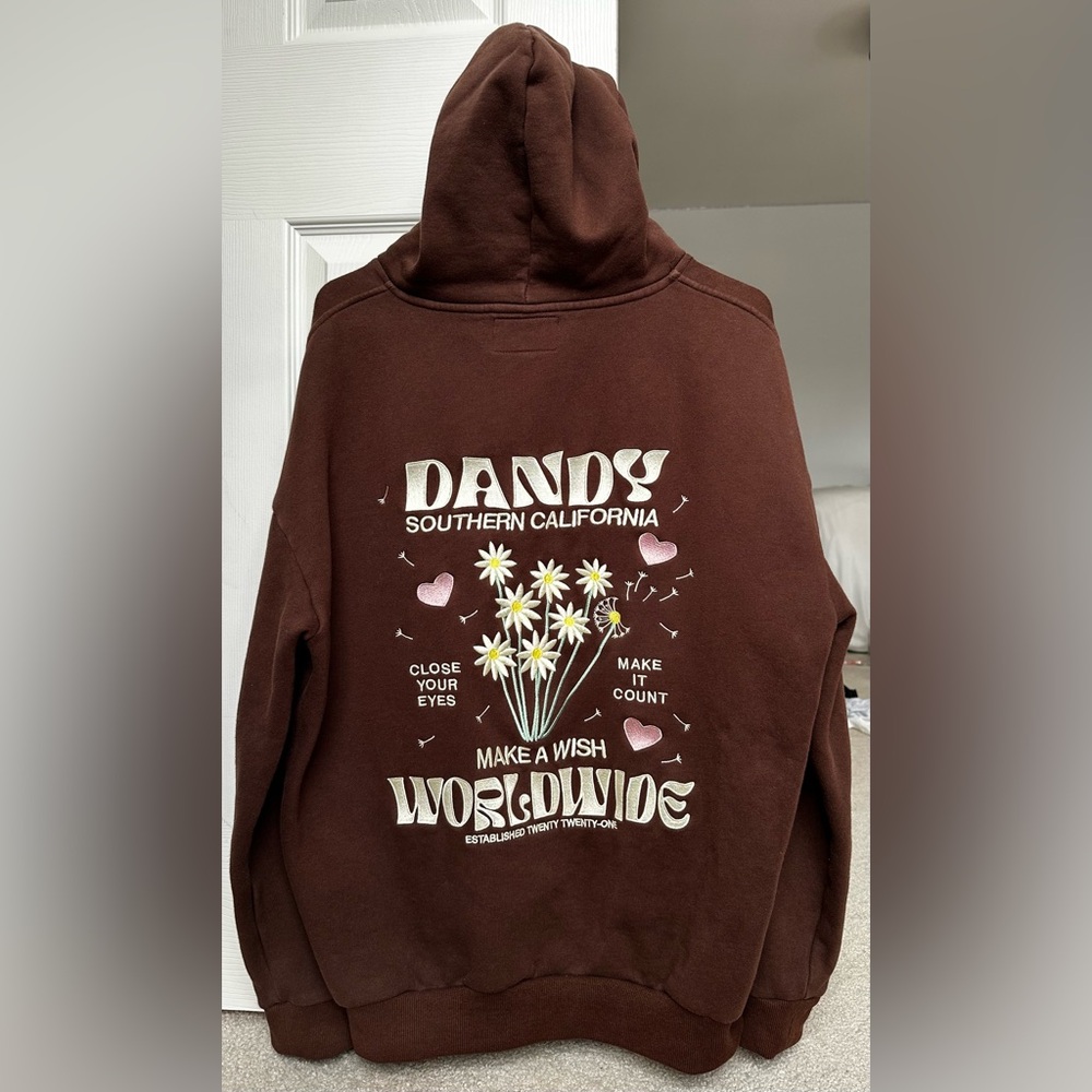 “Make A Wish” Brown Dandy Worldwide Hoodie